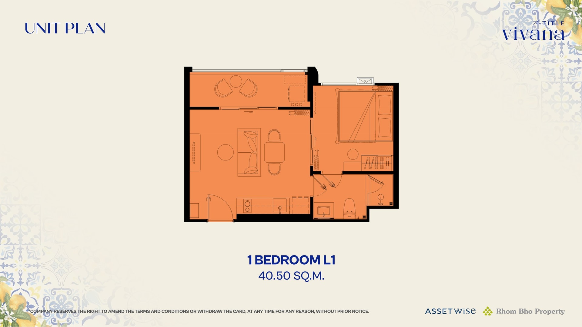 1 BEDROOM L1