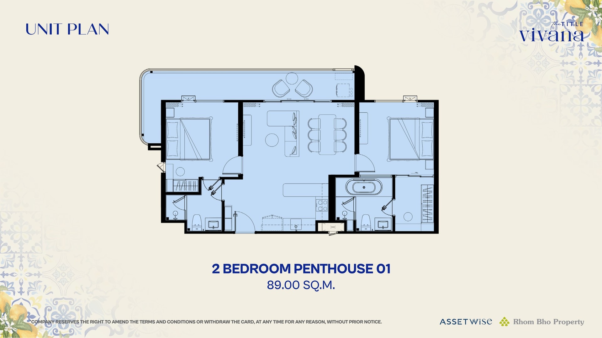 2 BEDROOM PENTHOUSE 01